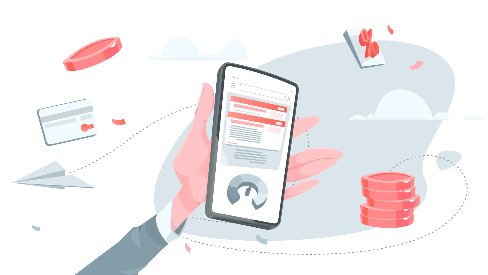 financial app design