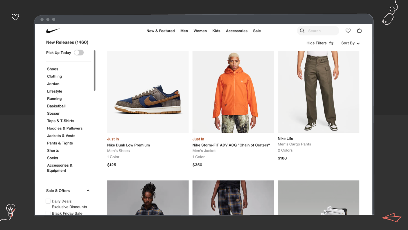 nike&rsquo;s proximity in web design