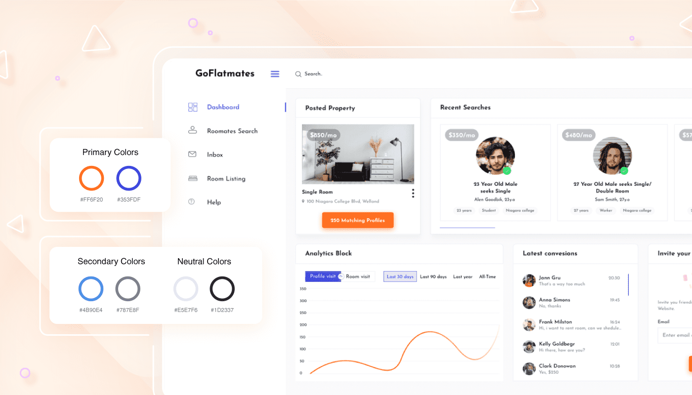 consider suitable colors