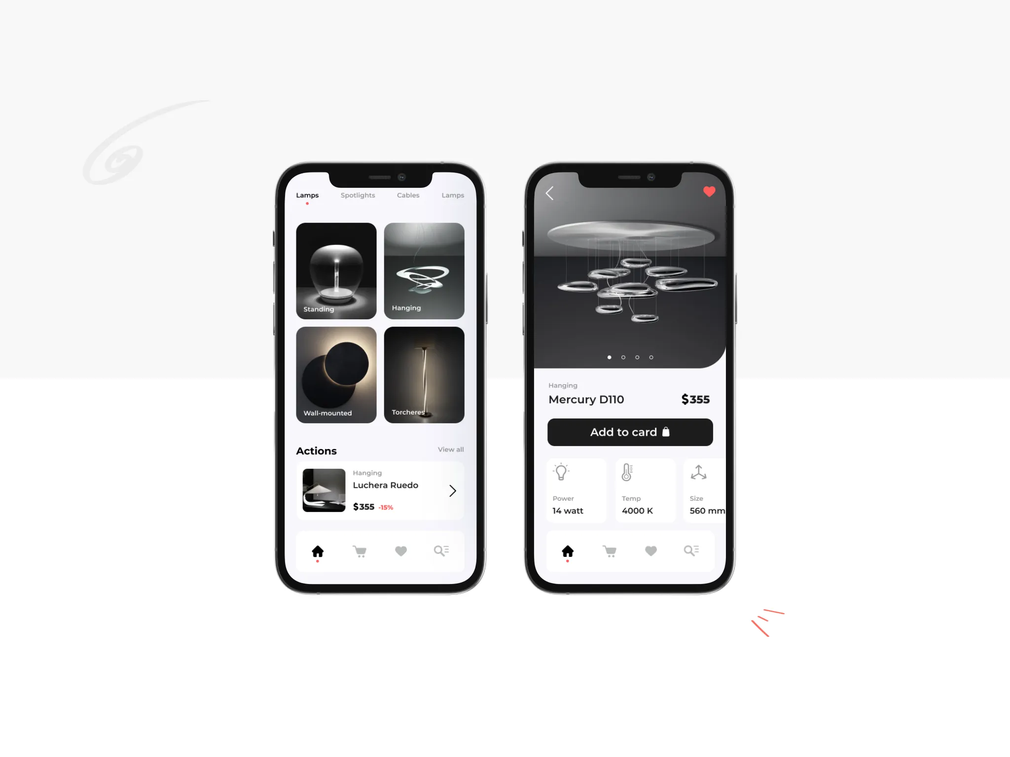 design e-commerce app