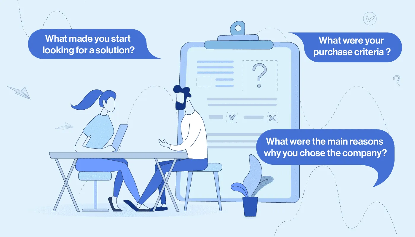 make an interview in competitive analysis for ux