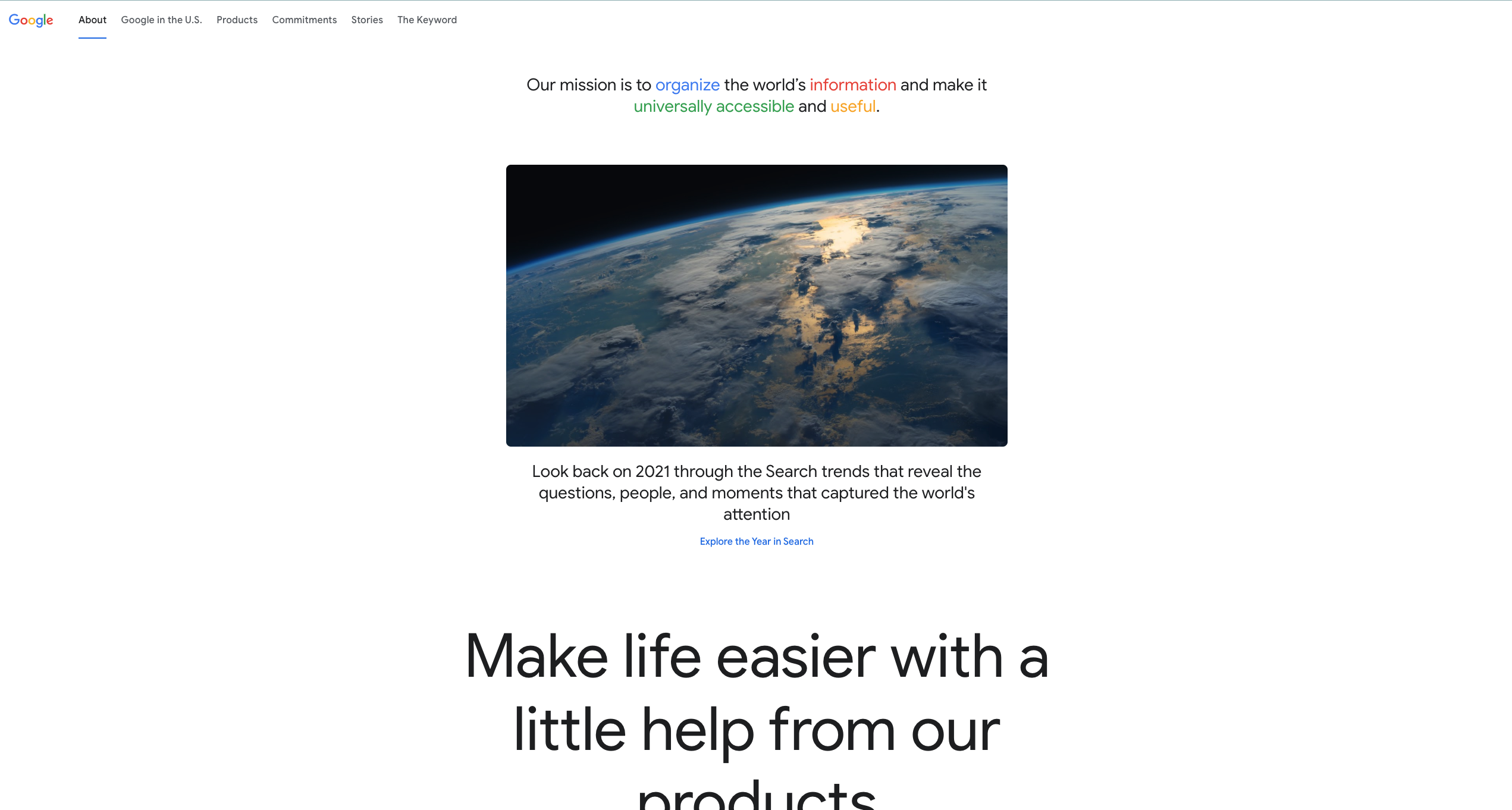 create about us for website